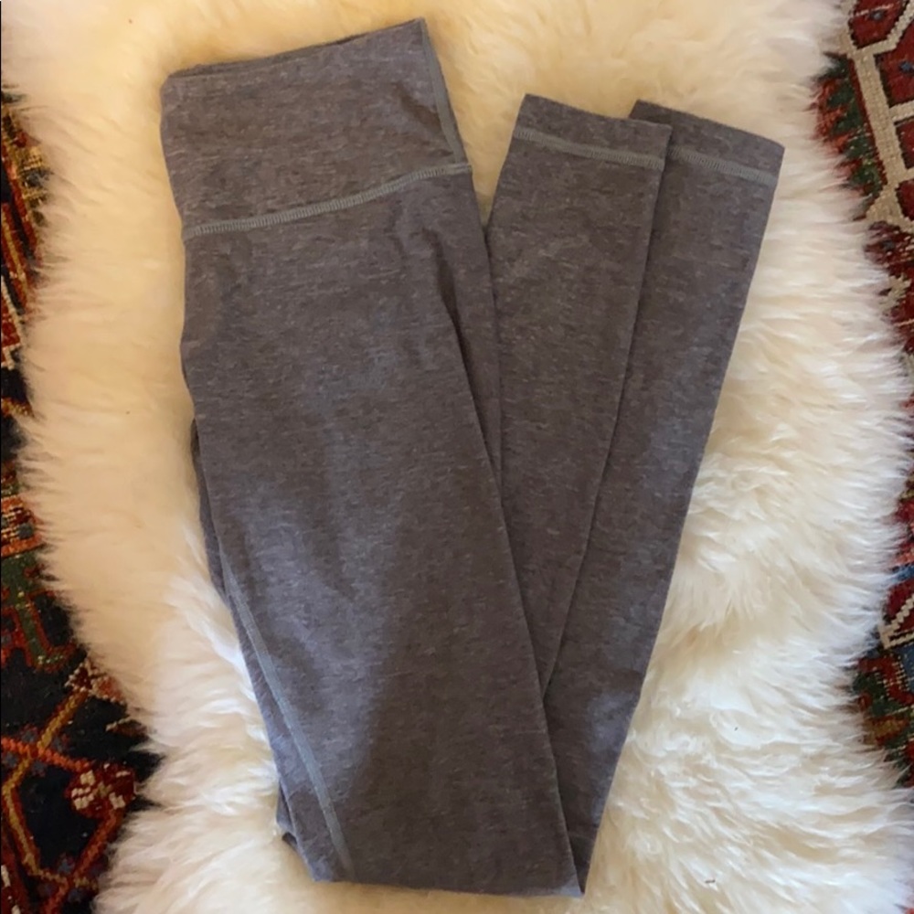 Grey Low Rise Lululemon Leggings